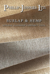 Phillip Jeffries Vinyl Burlap & Hemp Wallpaper